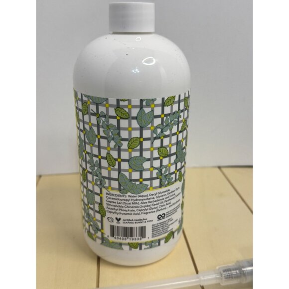 BEEKMAN 1802 - NEW - GLACIAL MINT BODY LOTION WITH PUMP - SUPER SIZE - Picture 4 of 5